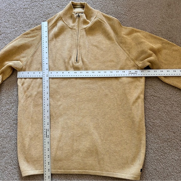 Indigo Palms 1/4 Zip Ribbed Sweater - Picture 7 of 9